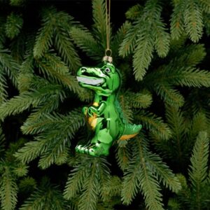 12cm cute glass dinosaur