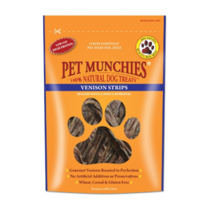 Pet Munchies Venison Strips - 75g