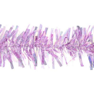 200cm x 10cm blush pink / iris tinsel